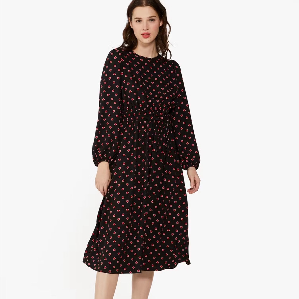 Kate Spade Heartfelt Geo Midi Dress